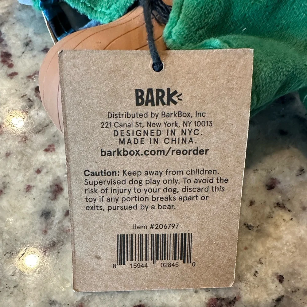 Bark Box Brand Dogberry Pup-Pet Dog Chew Toy